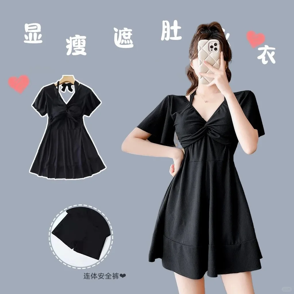 夏日必备 | 大码显瘦泳衣裙
