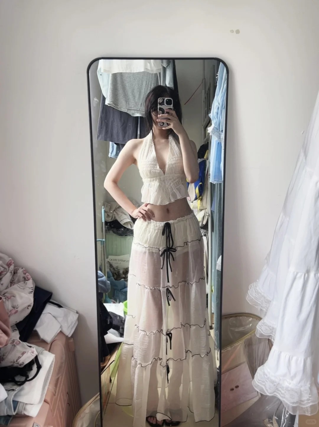 姐妹们这套衣服留不留！