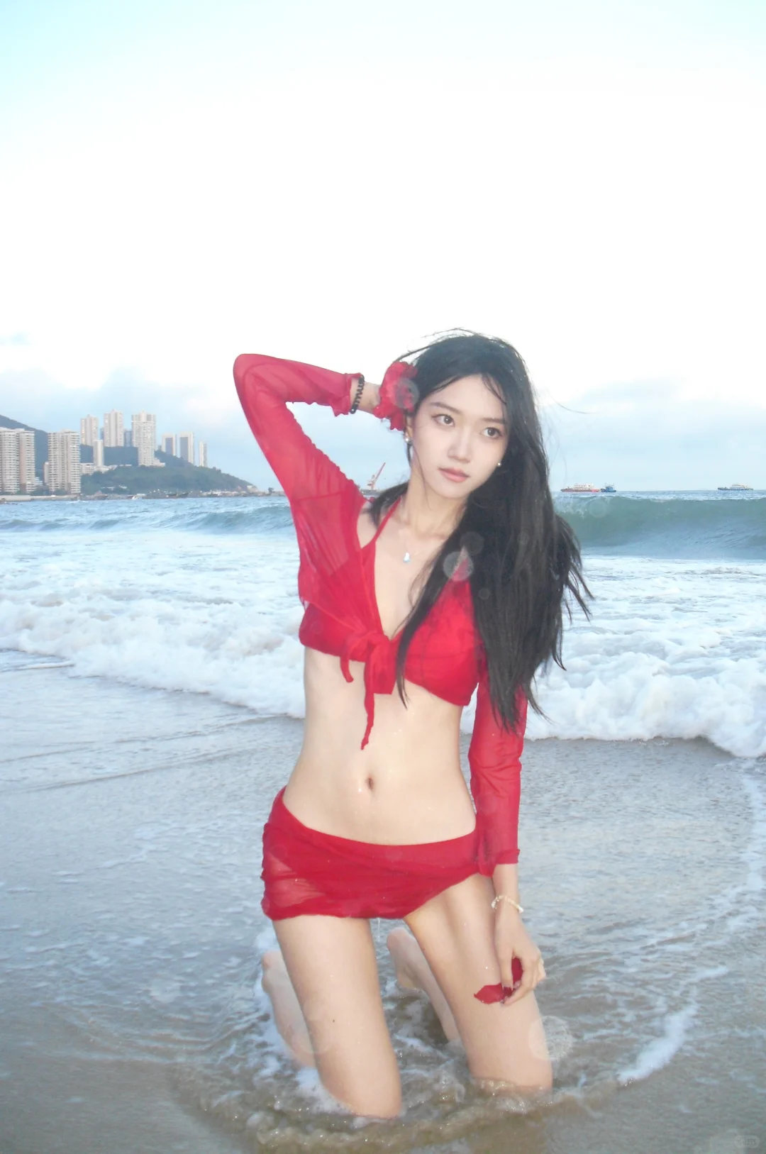 pdd30r 拿下五件套比基尼！海边嘎嘎出片。