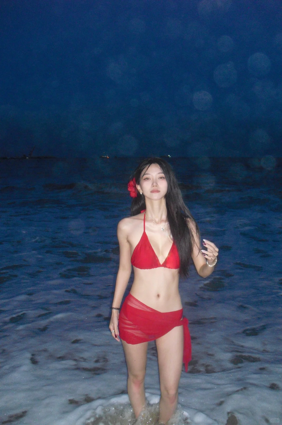 pdd30r 拿下五件套比基尼！海边嘎嘎出片。