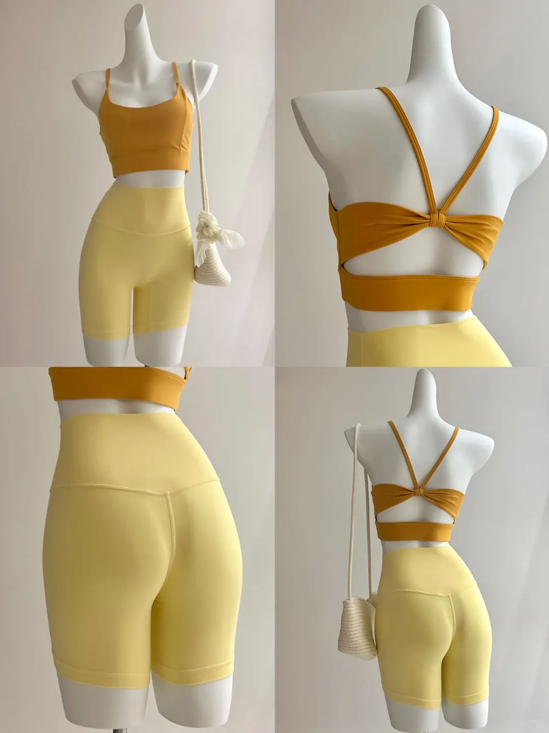 ?是桔子汽水味的瑜伽服穿搭诶！好明媚 ✨