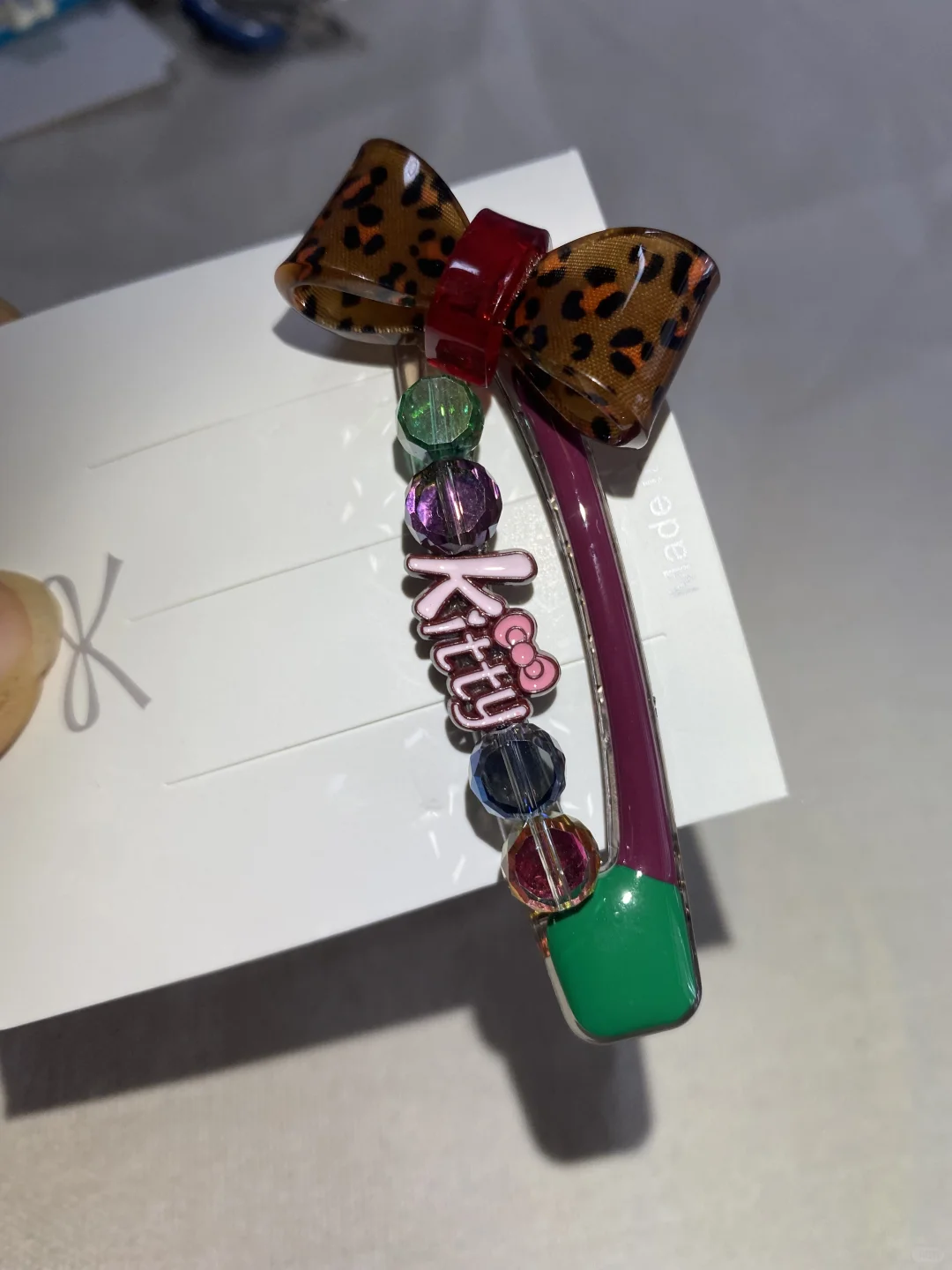 ?豹纹kitty发夹 辣妹DNA动了