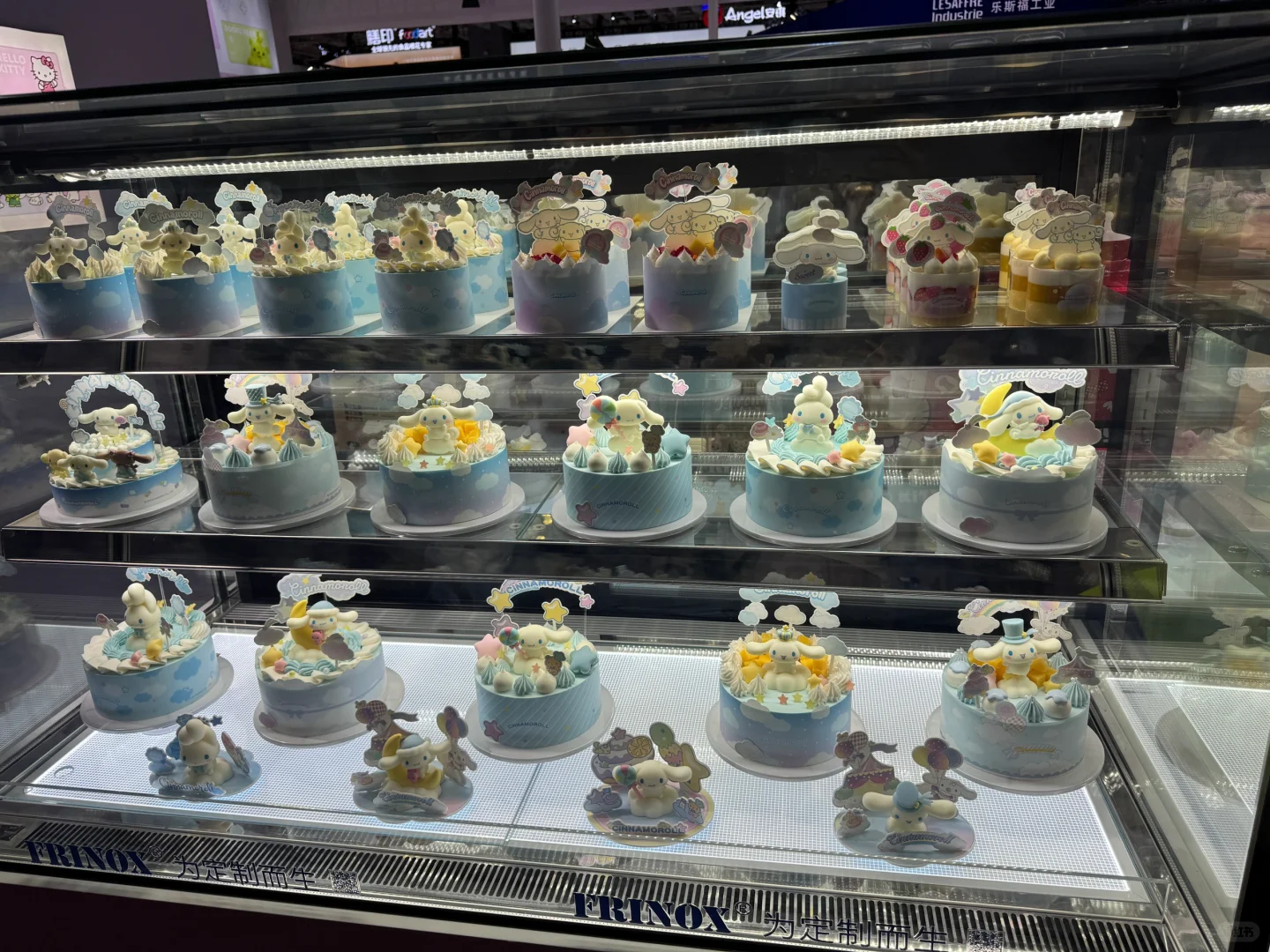 上海国家会展中心烘焙展，各种美味糕点