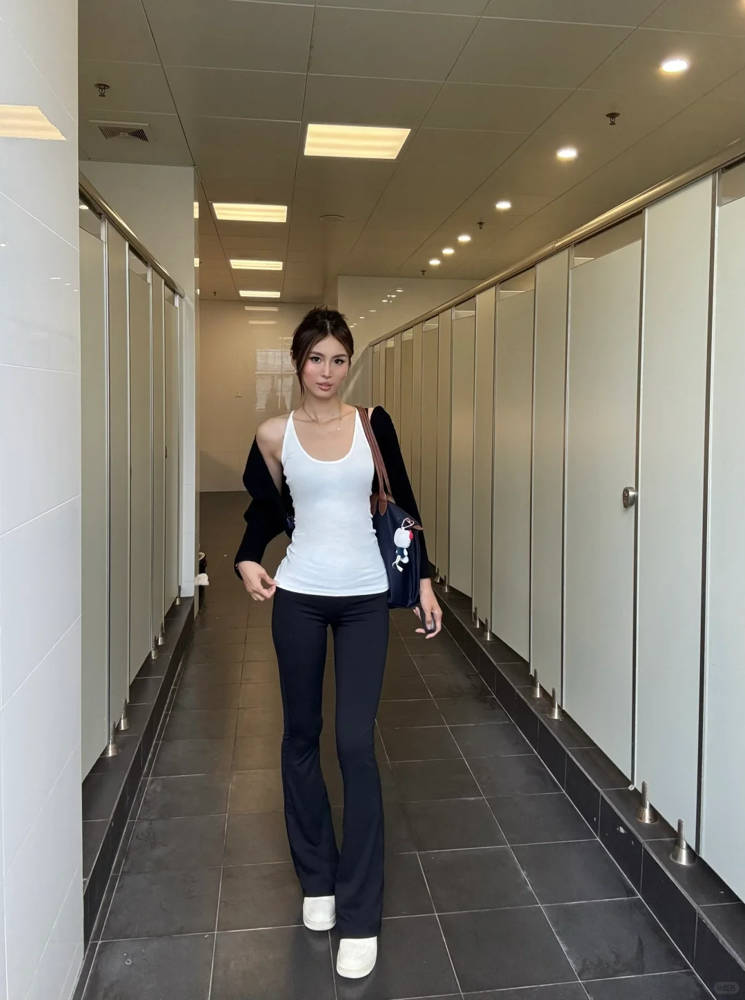 school outfit松弛感穿搭?