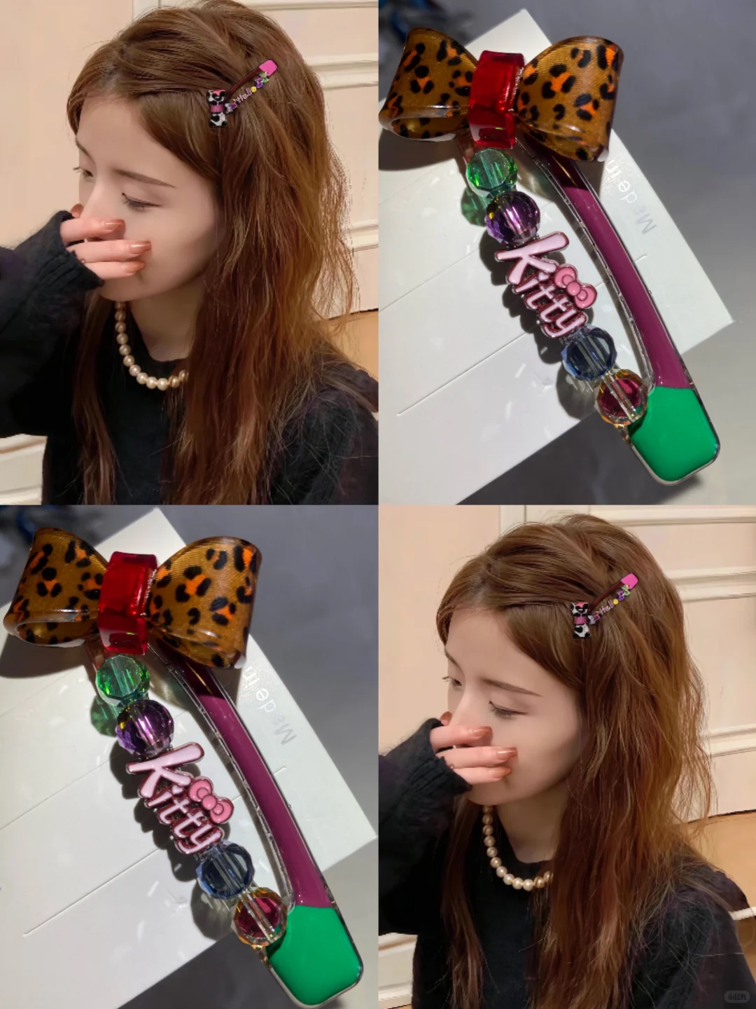 ?豹纹kitty发夹 辣妹DNA动了