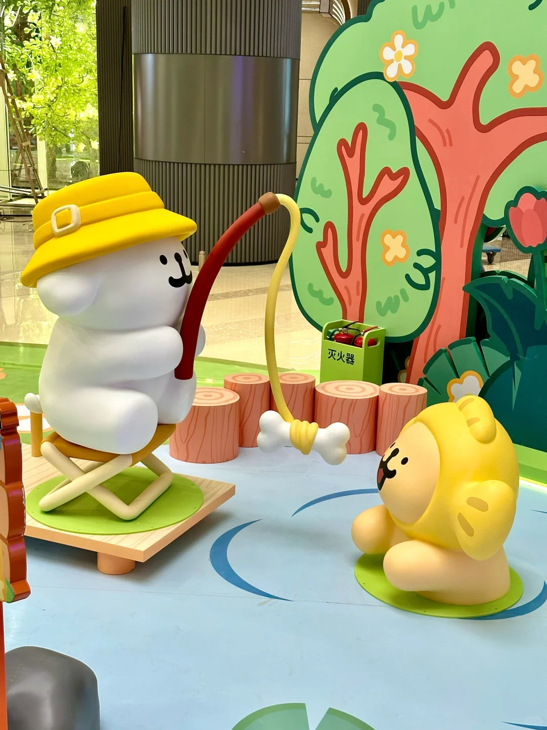 上海线条小狗痛楼诞生了?全国首展太可爱了