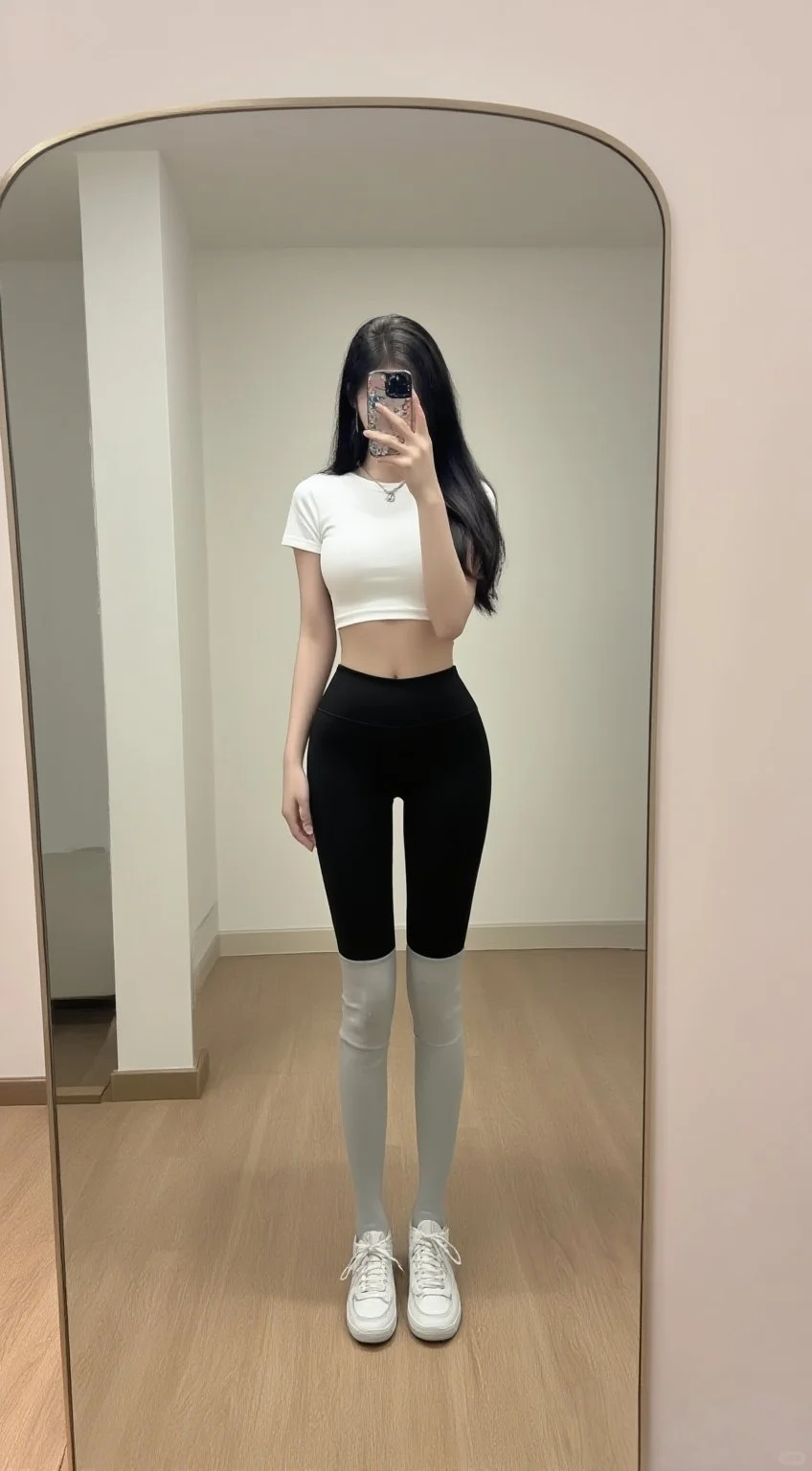 穿着瑜伽裤真勒紧???