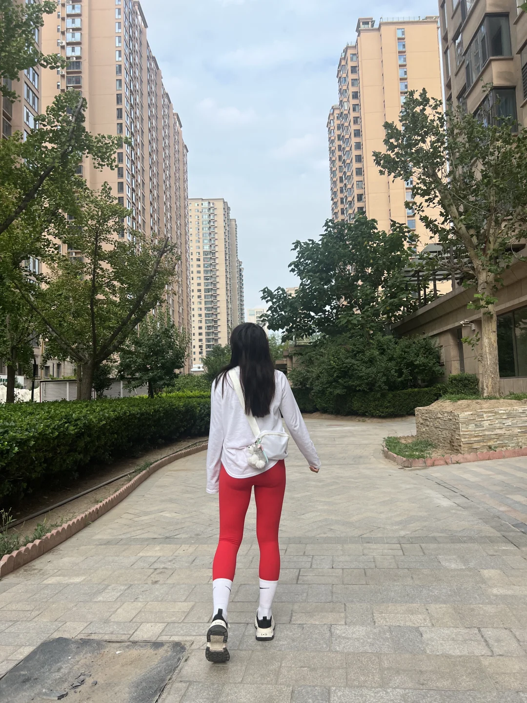 她们说♥️红色瑜伽裤像秋裤?