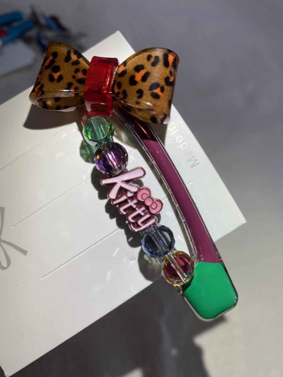 ?豹纹kitty发夹 辣妹DNA动了