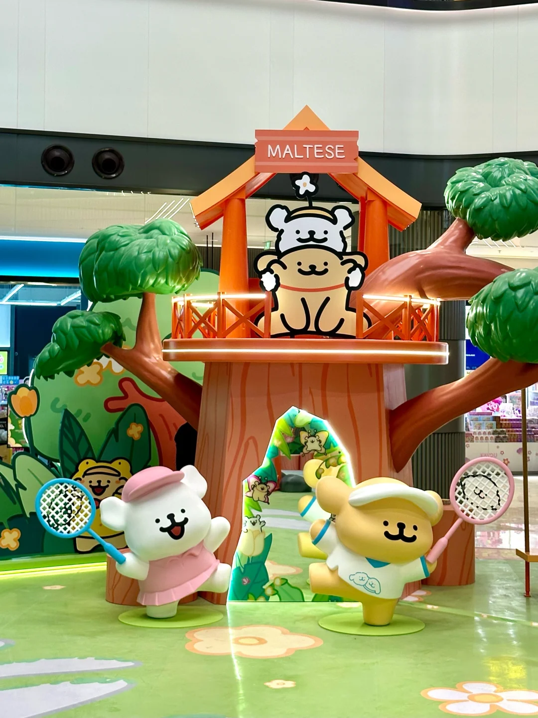 上海线条小狗痛楼诞生了?全国首展太可爱了