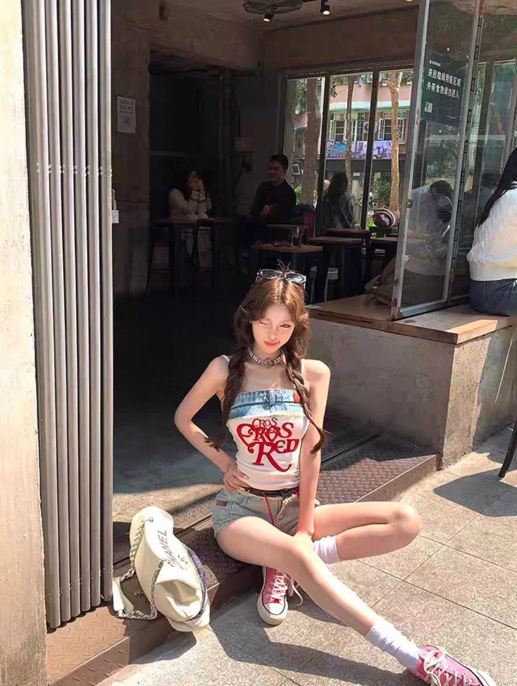 辣妹街头风穿搭 | 被追着问的甜酷套装