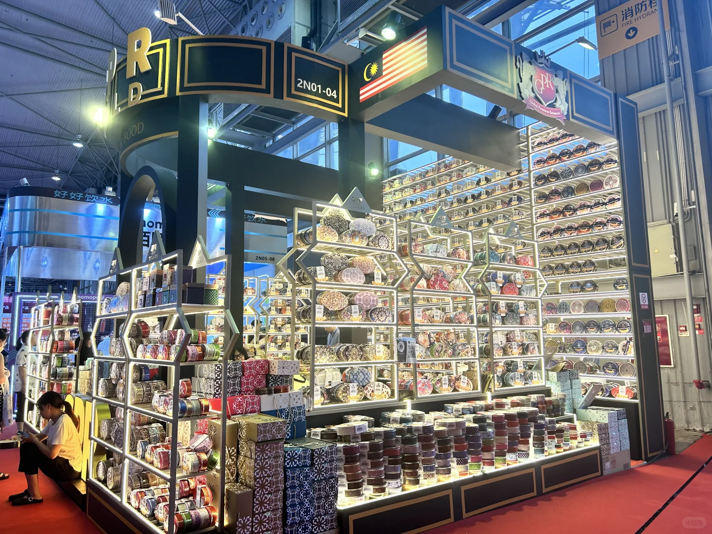 真的要被这个展台的氛围惊艳到了！