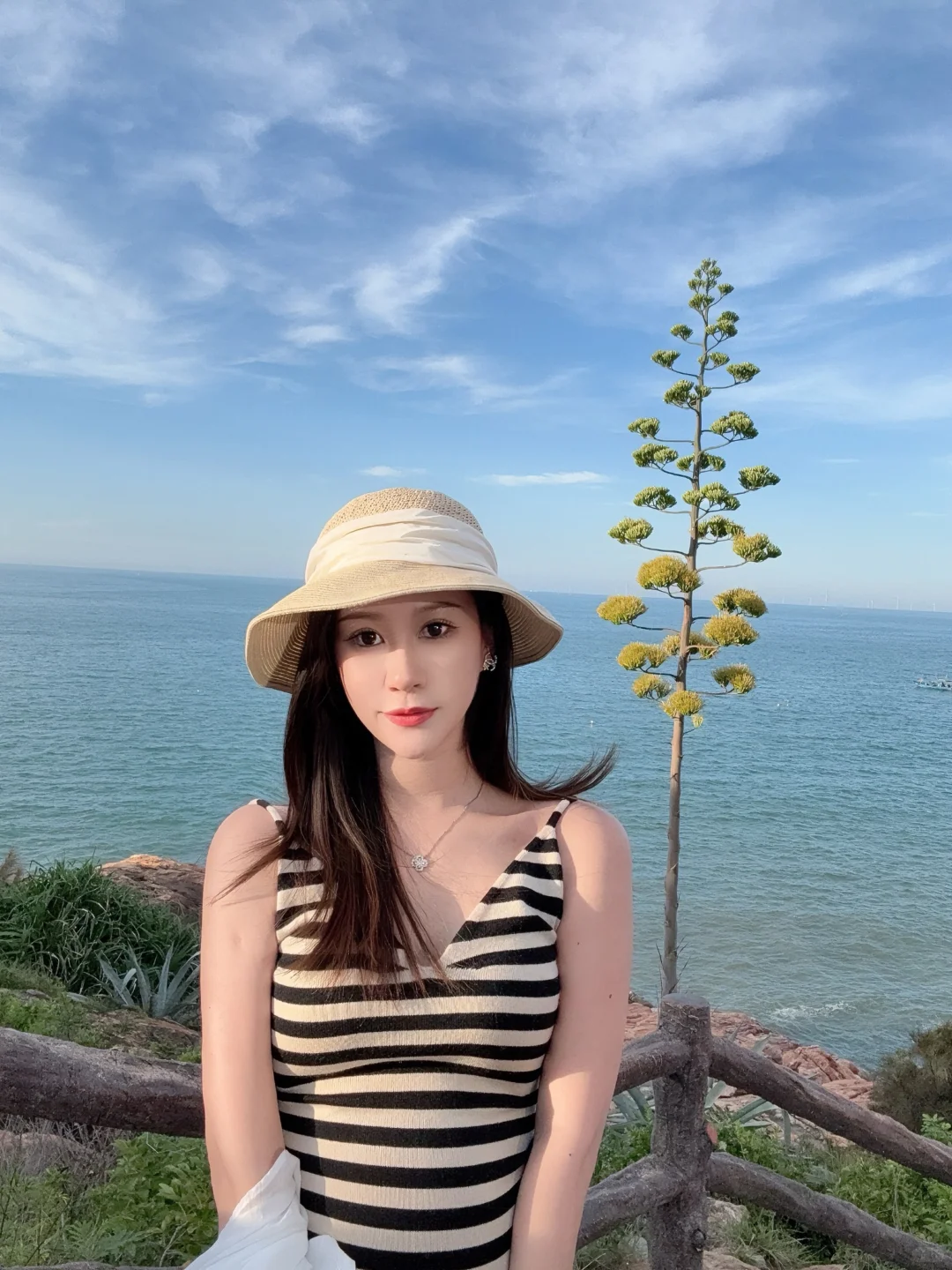 长条纹yyds | 孕期海边穿搭～