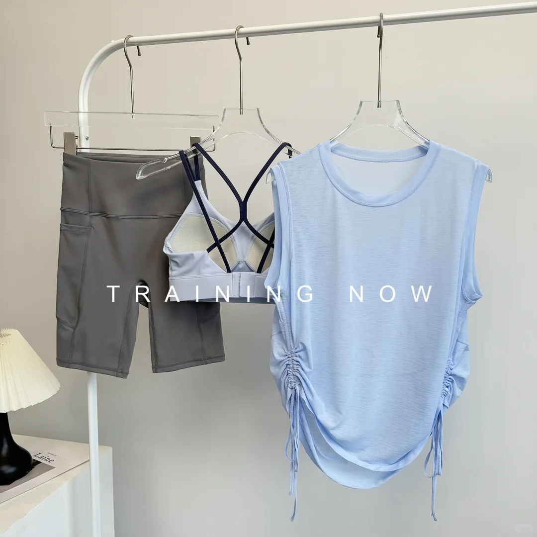 好喜欢的一套瑜伽穿搭！百元内三件套拿下‼️