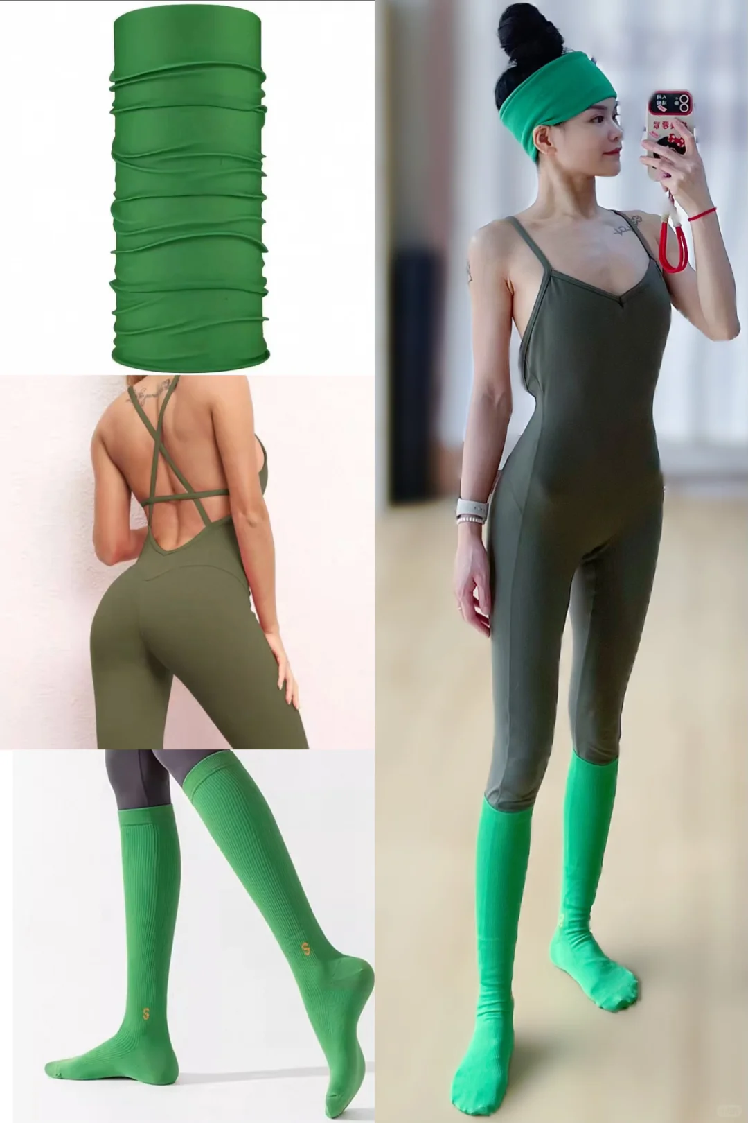 一周7套连体瑜伽服穿搭| 每天美得不重样！