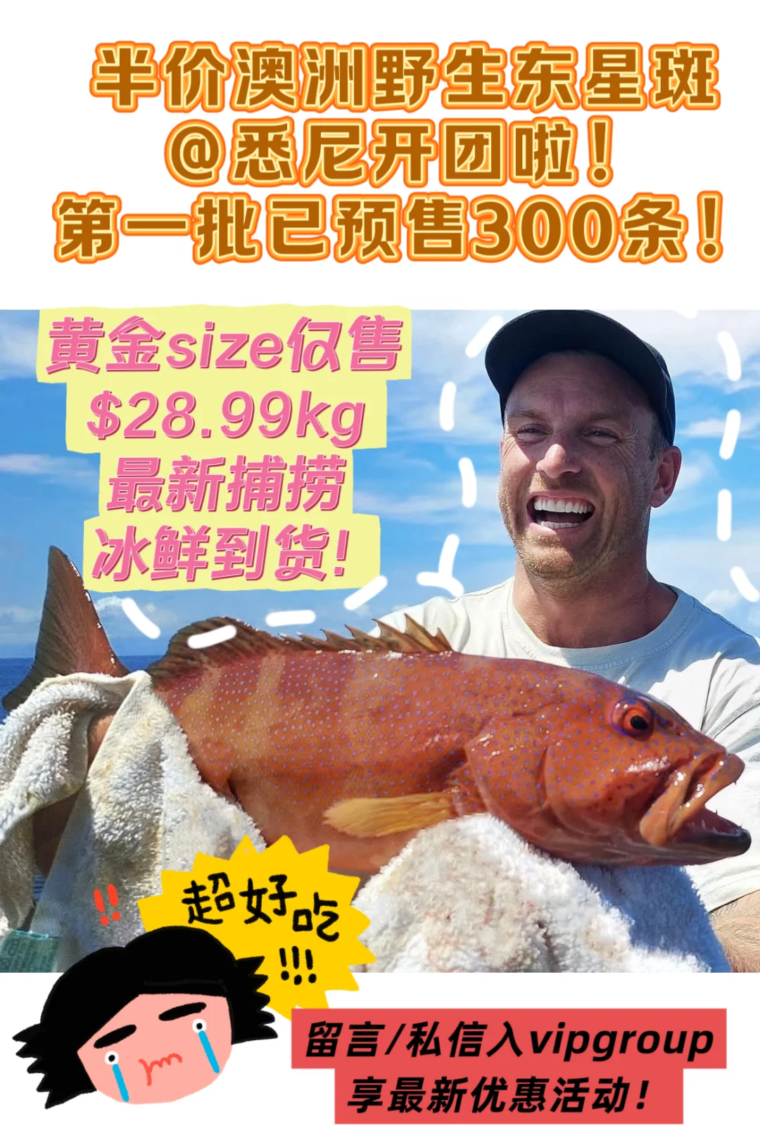 ??此刻离开悉尼疯狂想念?半价东星斑团购