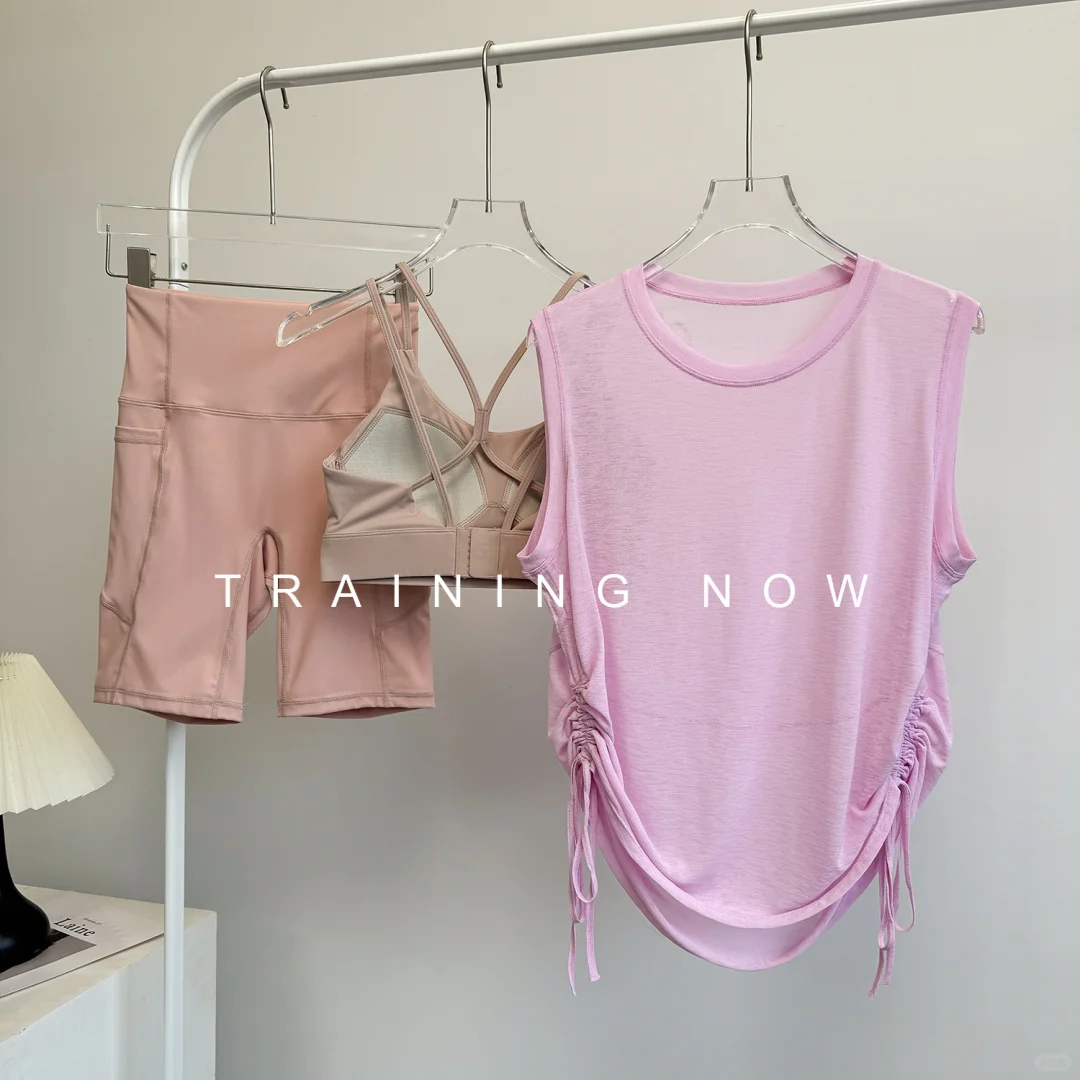 好喜欢的一套瑜伽穿搭！百元内三件套拿下‼️