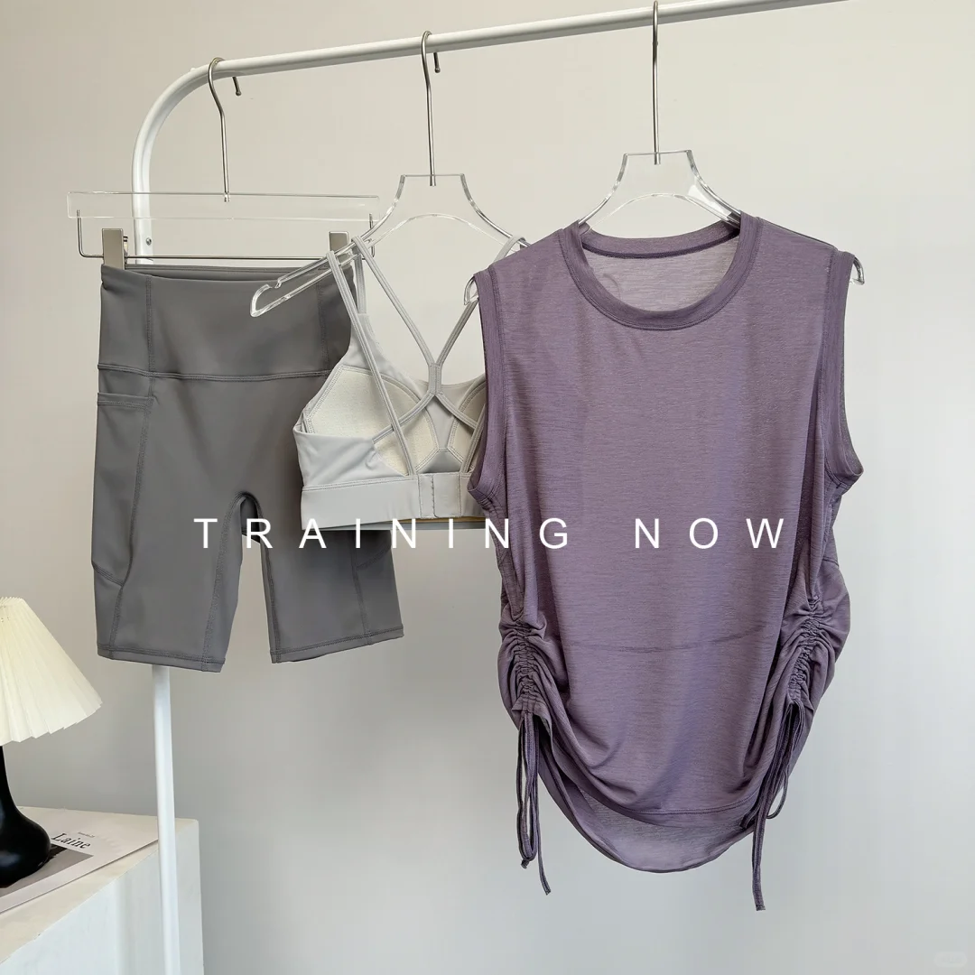 好喜欢的一套瑜伽穿搭！百元内三件套拿下‼️