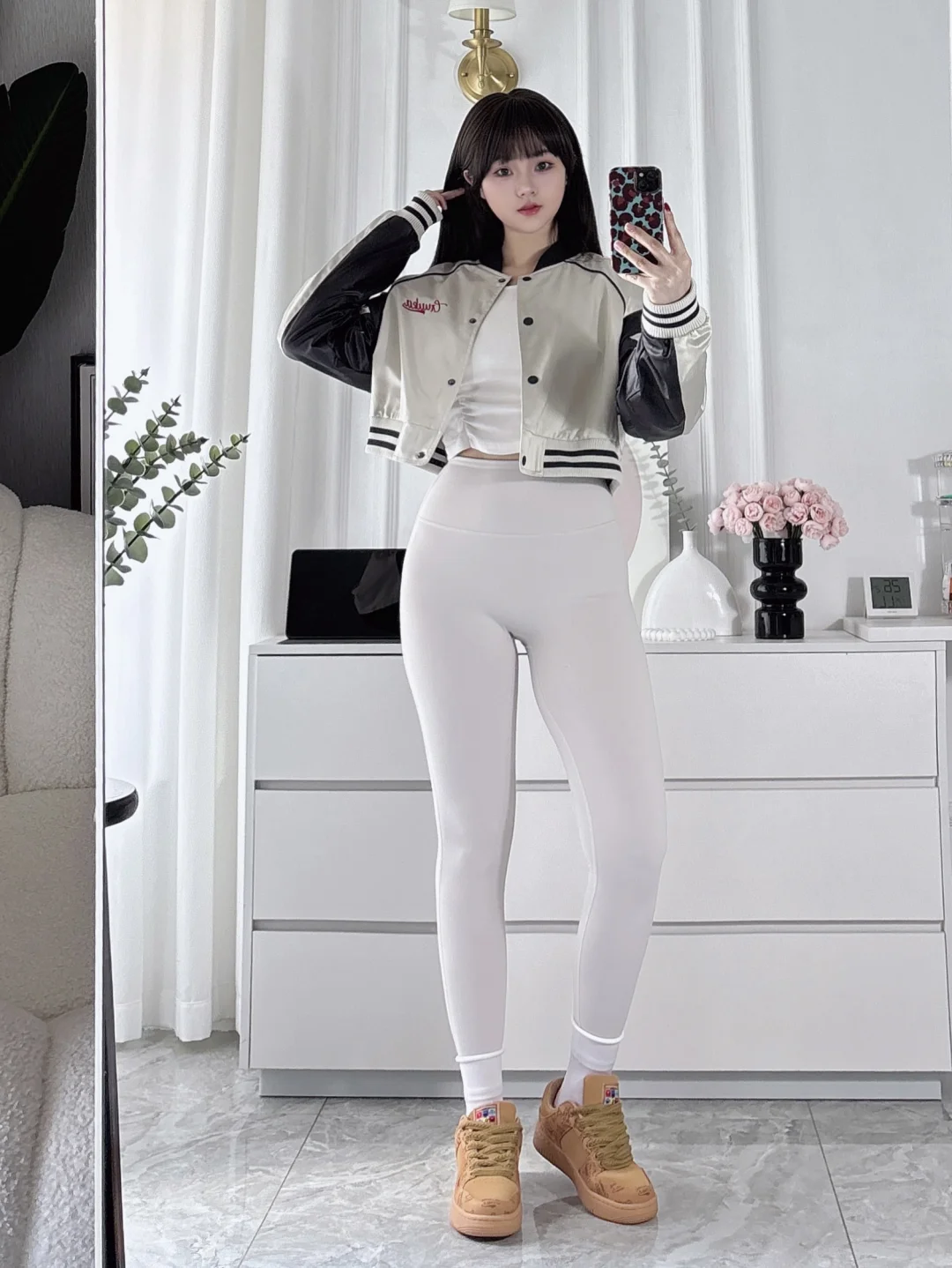 肉肉腿穿瑜伽裤是无敌哒~