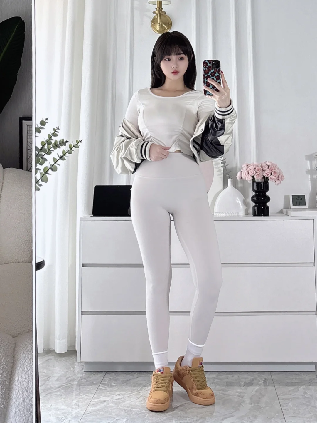 肉肉腿穿瑜伽裤是无敌哒~