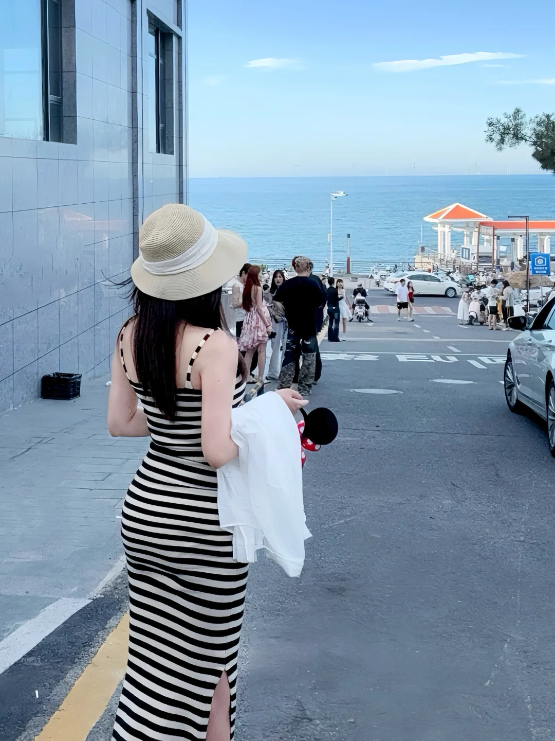长条纹yyds | 孕期海边穿搭～