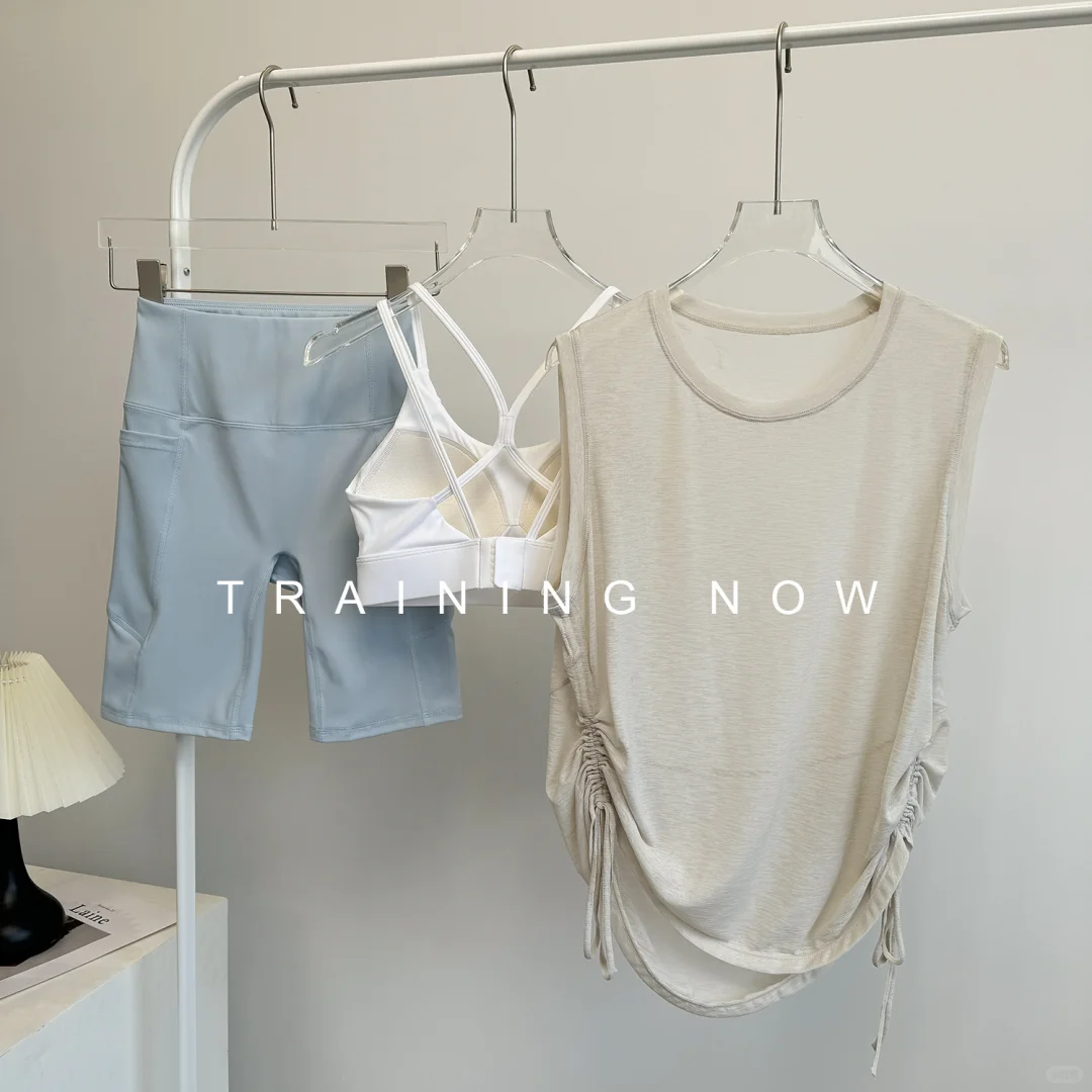 好喜欢的一套瑜伽穿搭！百元内三件套拿下‼️