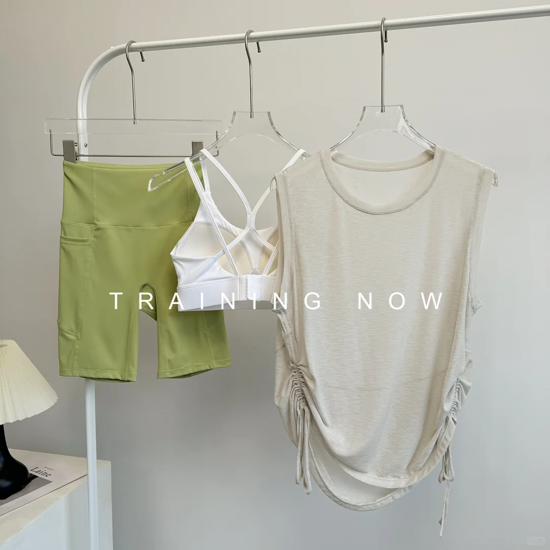 好喜欢的一套瑜伽穿搭！百元内三件套拿下‼️