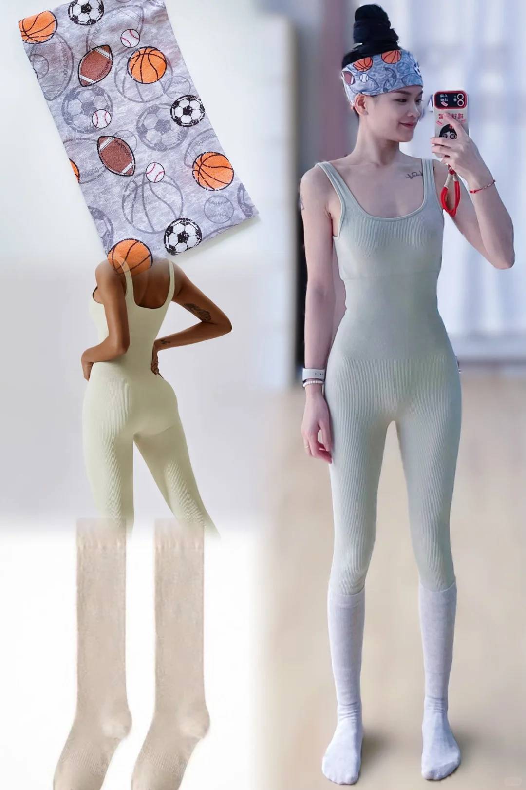 一周7套连体瑜伽服穿搭| 每天美得不重样！