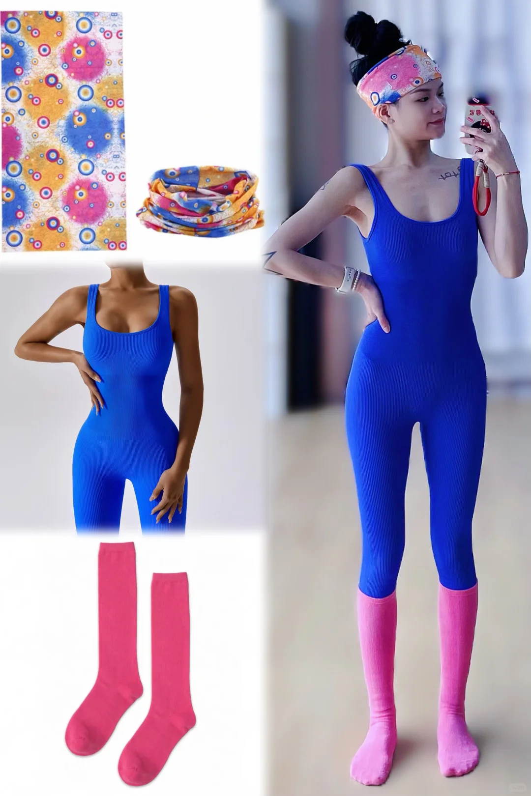 一周7套连体瑜伽服穿搭| 每天美得不重样！