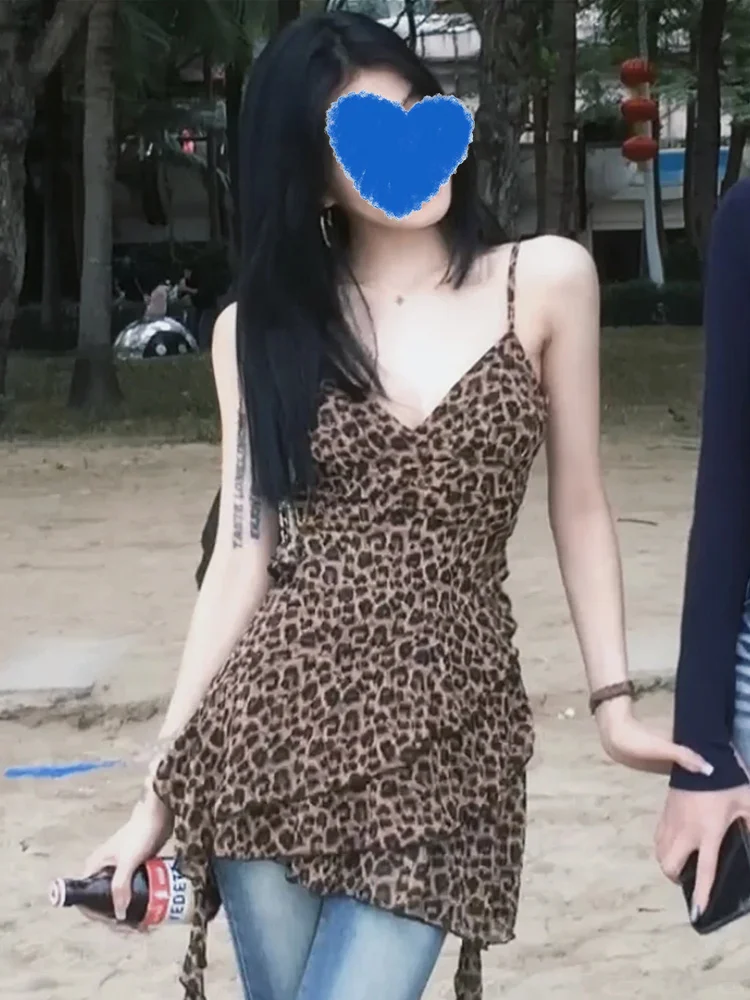 ✨辣妹风豹纹上衣上新啦～