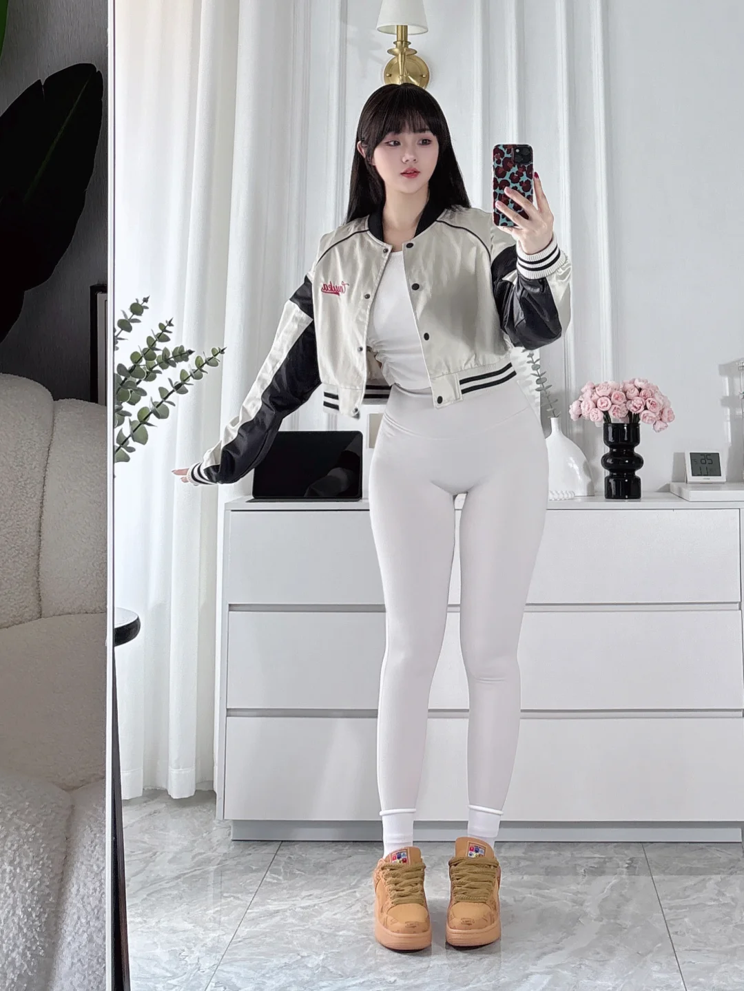 肉肉腿穿瑜伽裤是无敌哒~