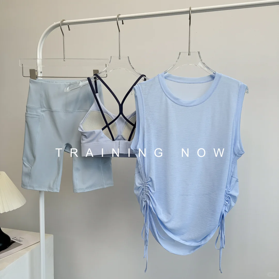 好喜欢的一套瑜伽穿搭！百元内三件套拿下‼️