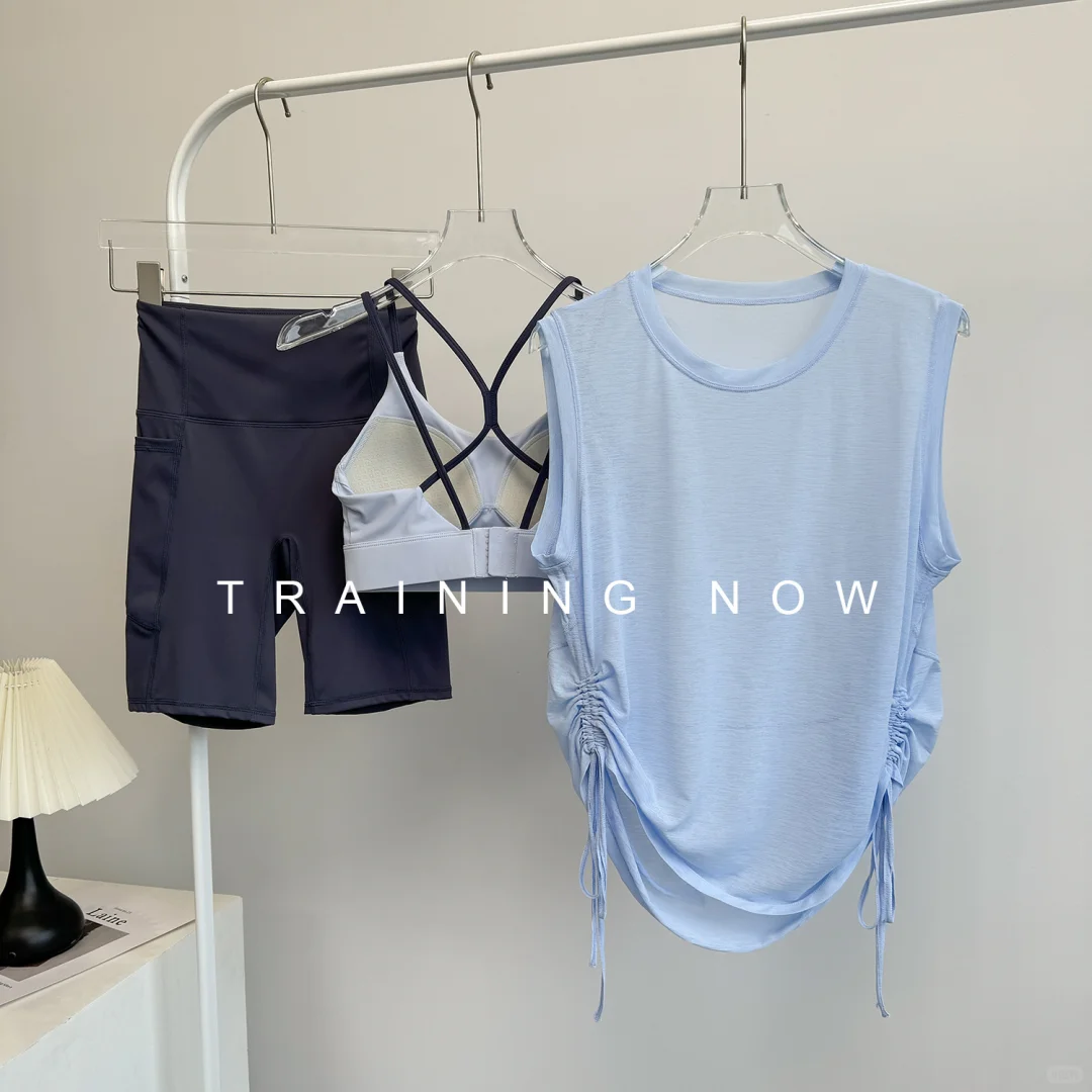 好喜欢的一套瑜伽穿搭！百元内三件套拿下‼️