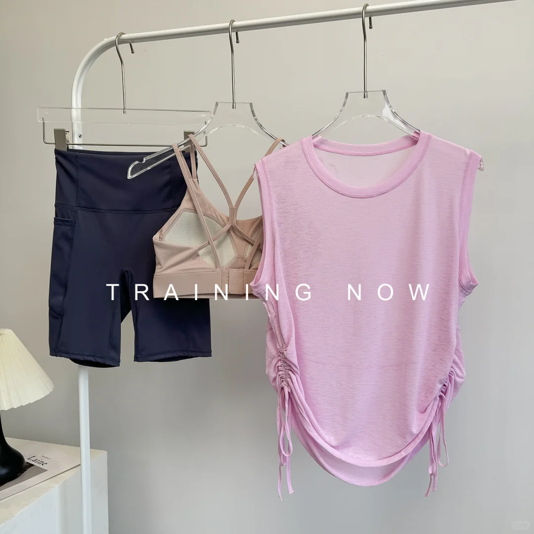 好喜欢的一套瑜伽穿搭！百元内三件套拿下‼️