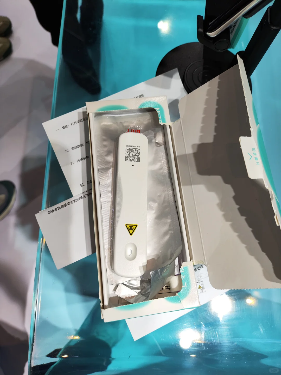 展会现场，来点不一样的蓝色?