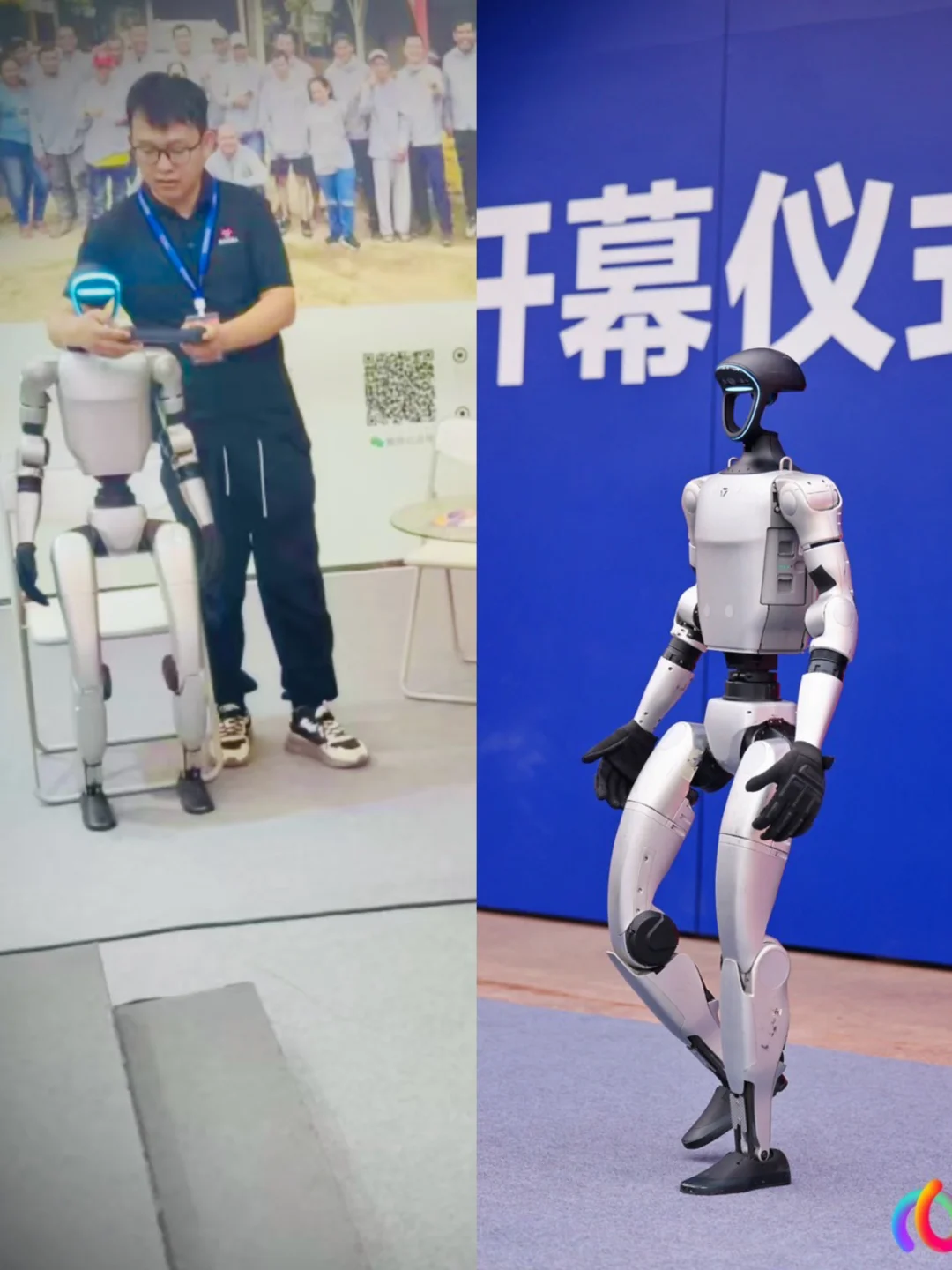 春晚机器人能握手-美好生活博览会现场