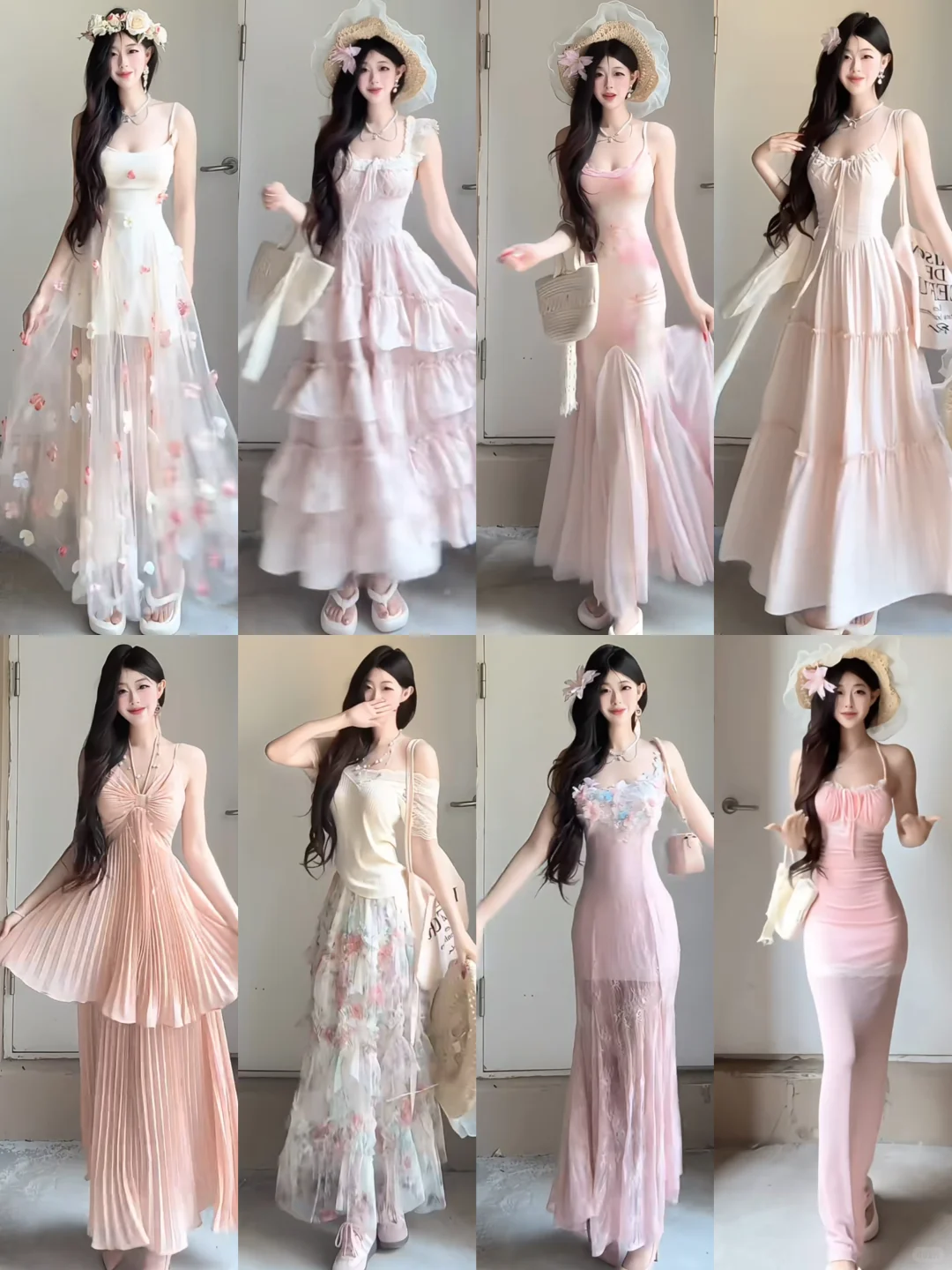 40套?️｜海边度假神裙～