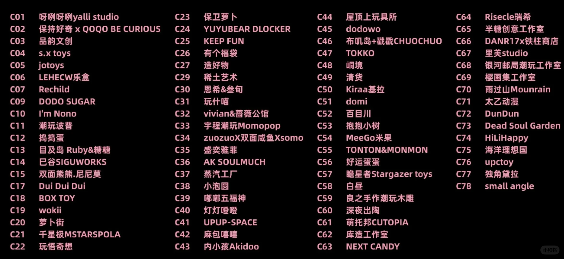 上海QDF展位地图（标记版）