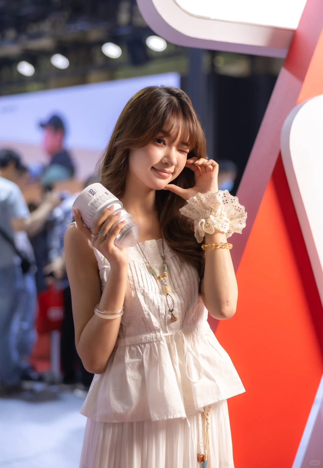 2025国际影像器材博览会上的模特们