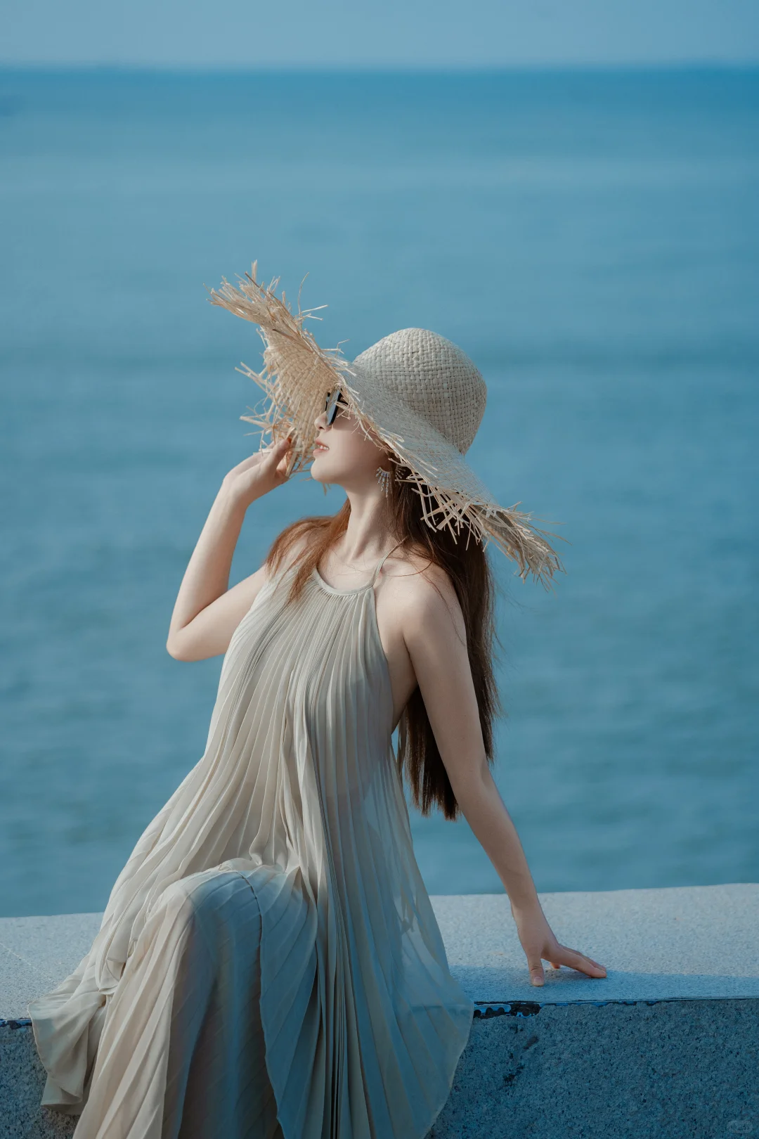 海边拍照姿势！去海边就这样拍?