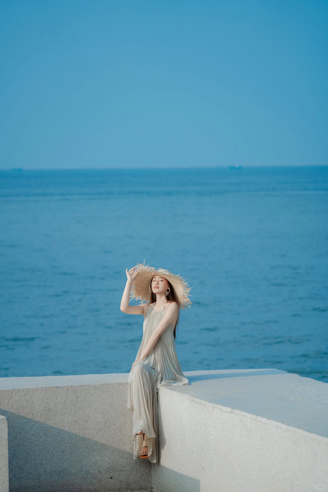 海边拍照姿势！去海边就这样拍?