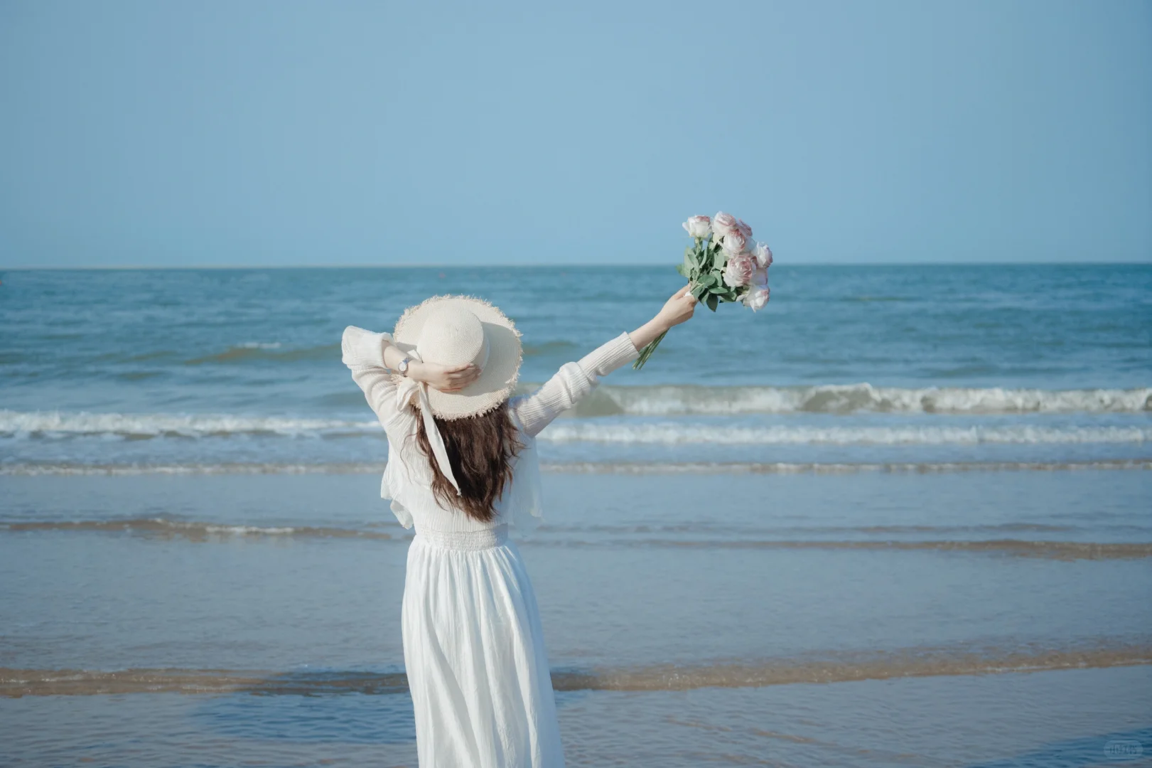 轻轻松松在海边拍出九宫格｜连云港海边约拍