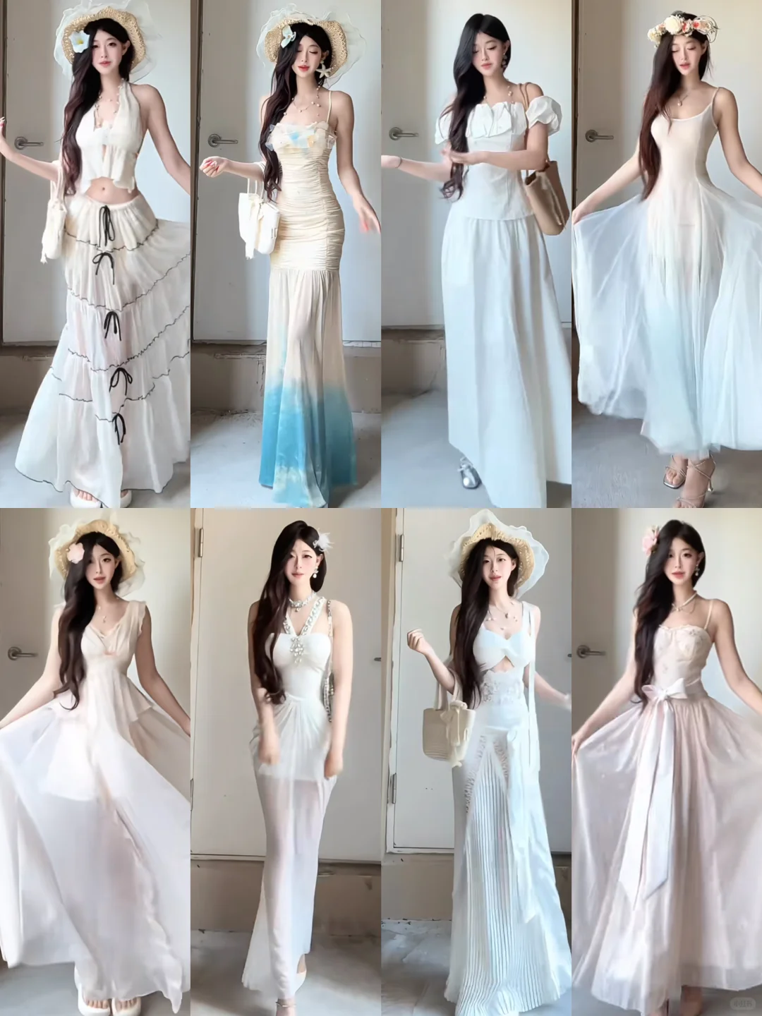 40套?️｜海边度假神裙～