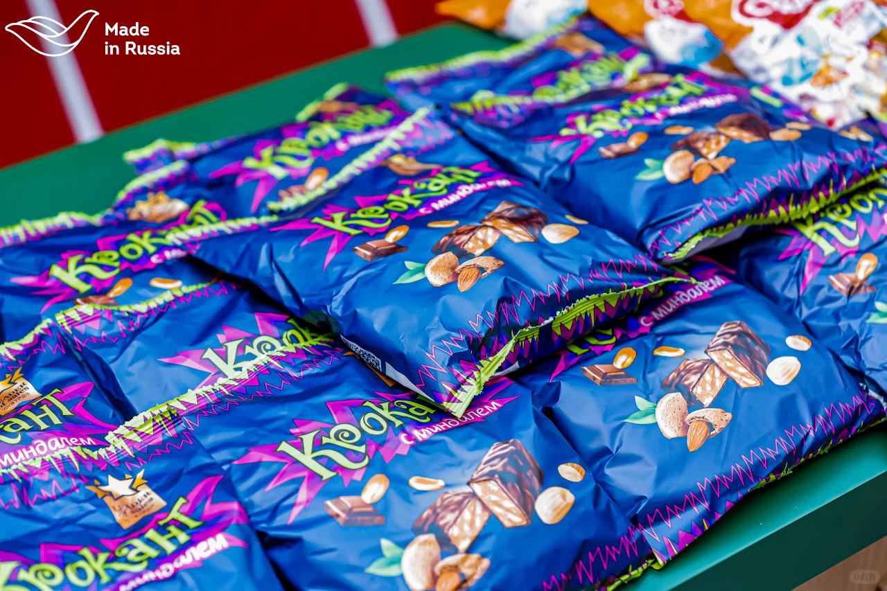 家喻户晓的紫皮糖俄罗斯食品文化节展会