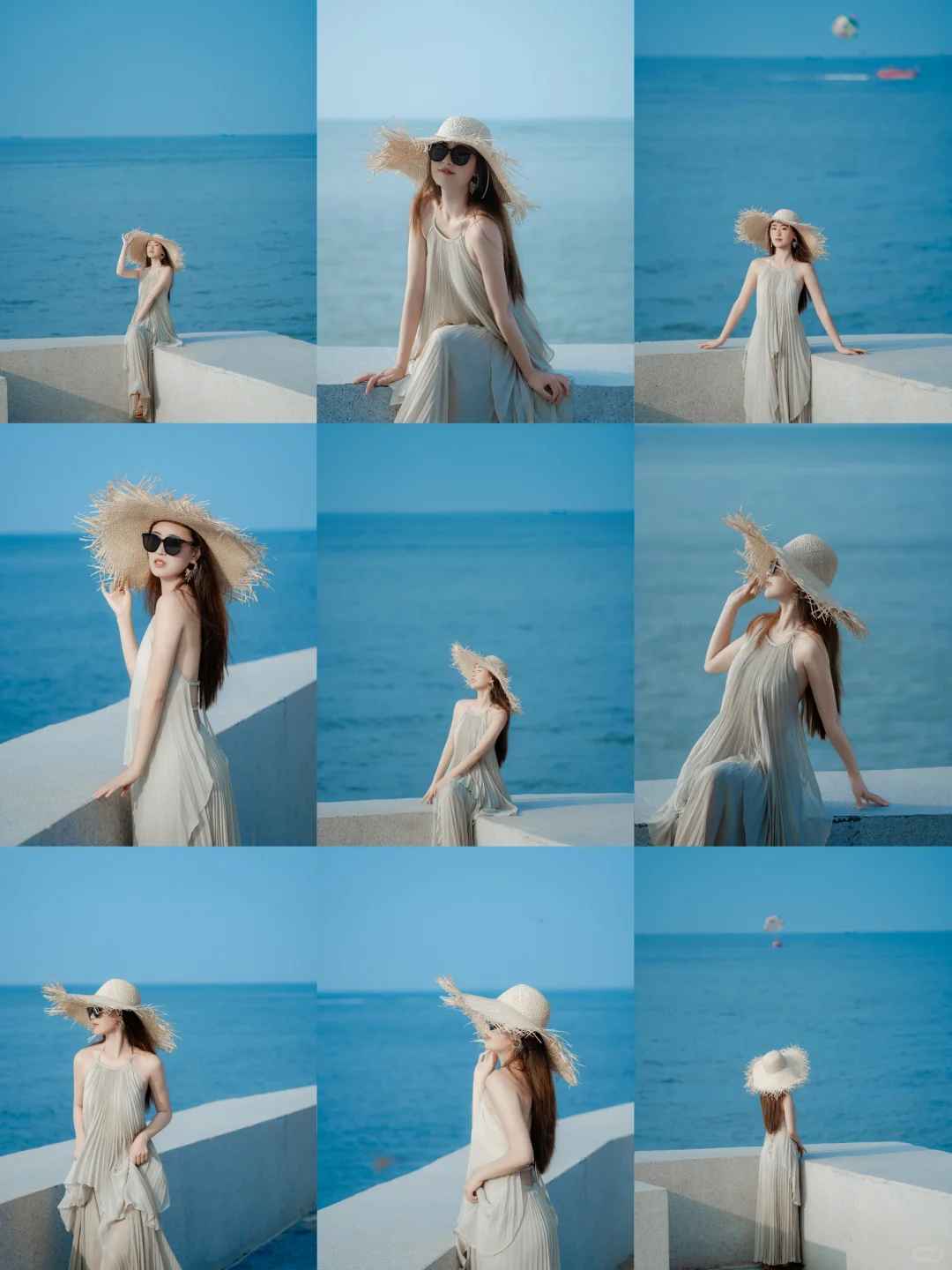 海边拍照姿势！去海边就这样拍?