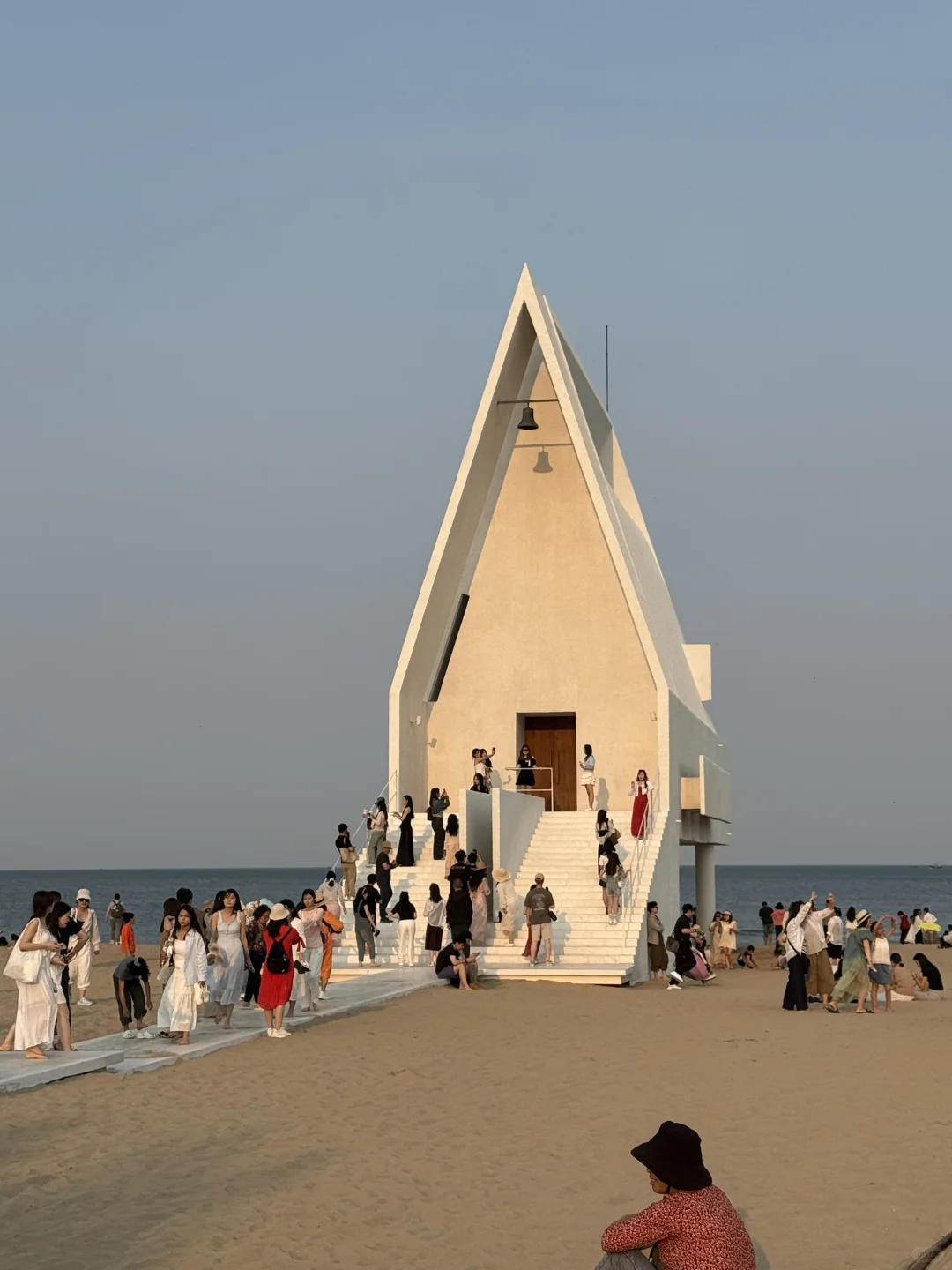 沙子和海让人变美‼️