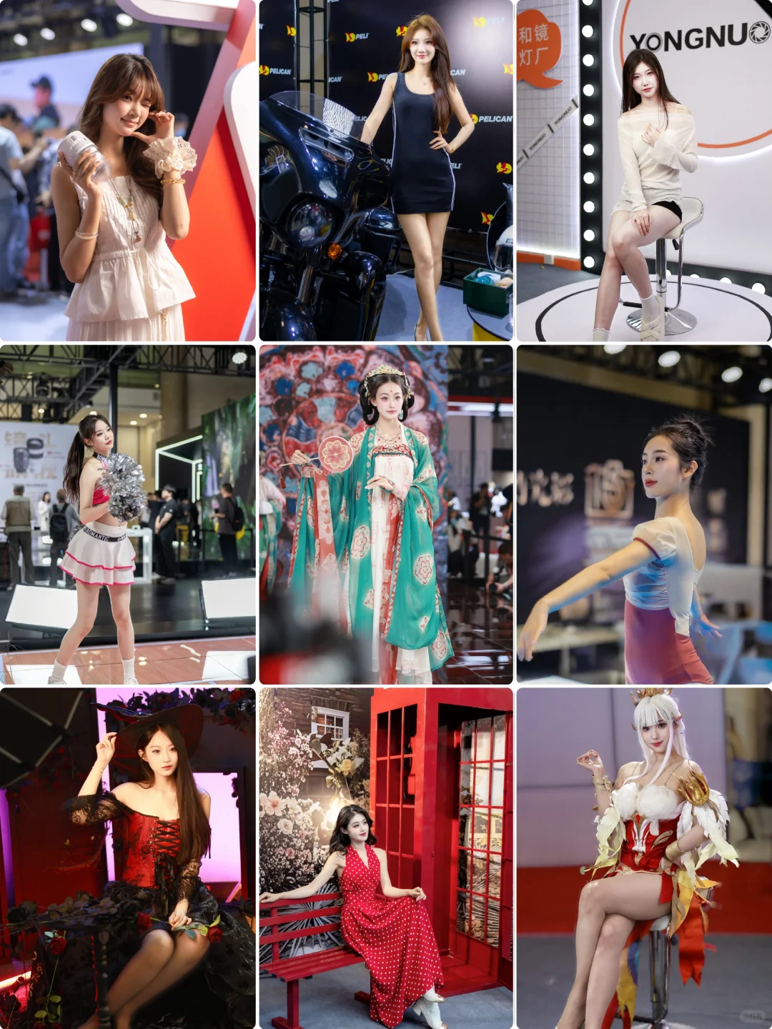 2025国际影像器材博览会上的模特们