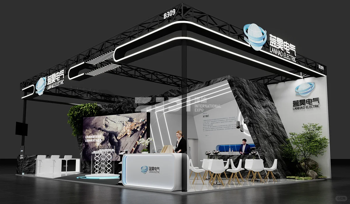 展台天花板?内蒙古展台设计搭建布置分享