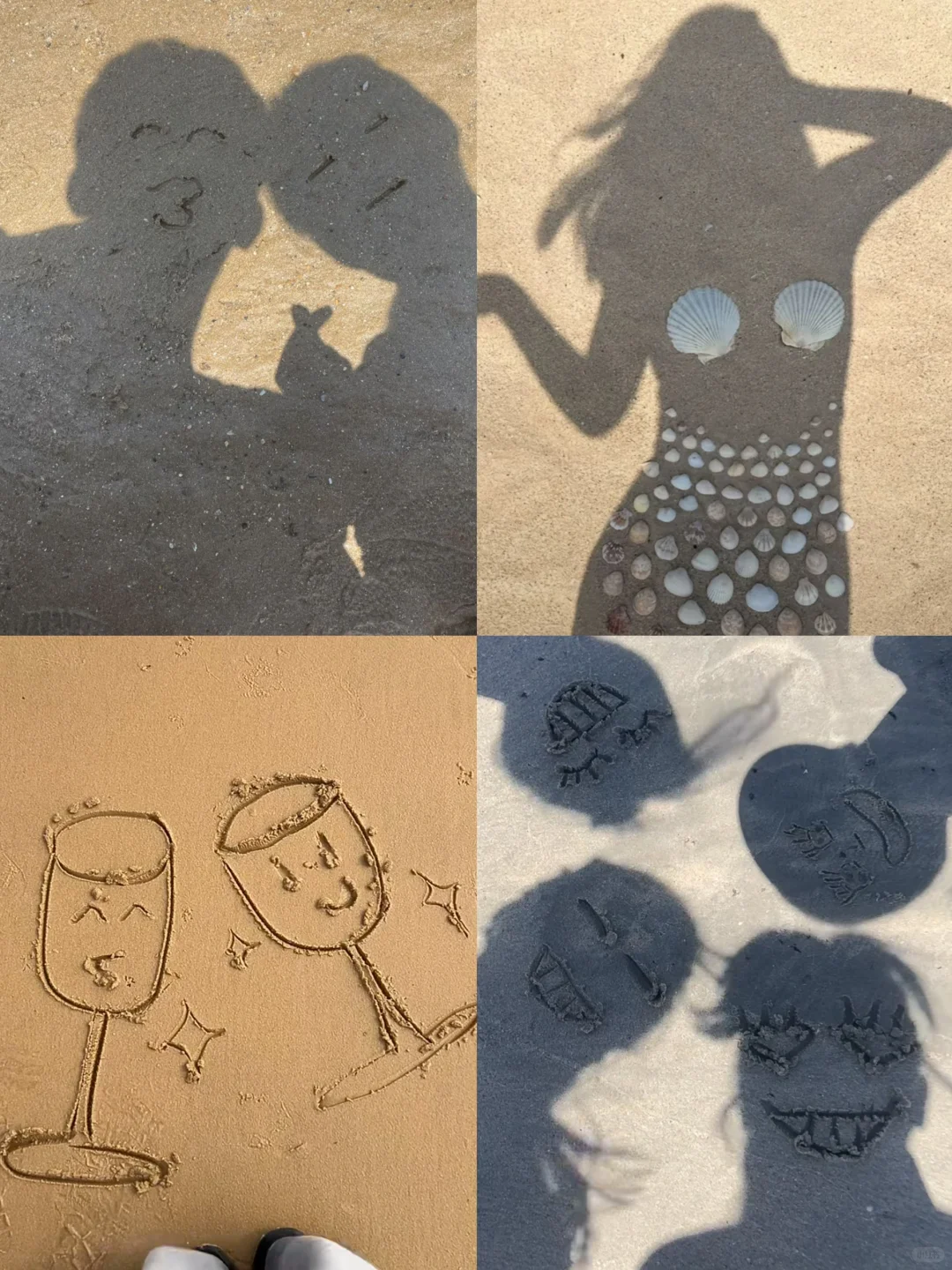 存一些三亚不一样的沙滩拍照姿势?️