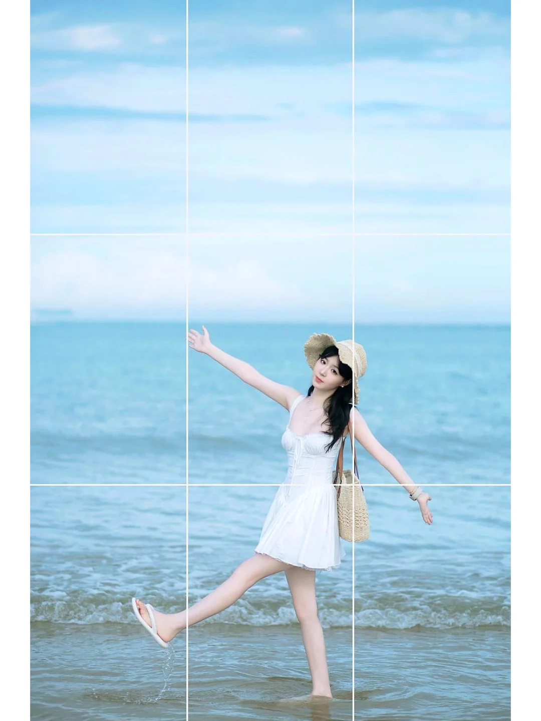 藏不住的海边拍照姿势?️！学起来